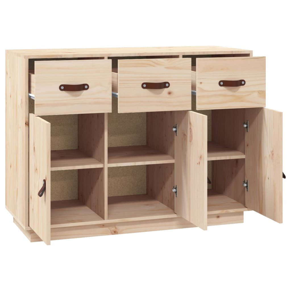 vidaXL Buffet 100x40x75 cm Bois de pin massif