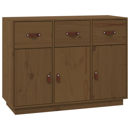 vidaXL Bahut marron miel 100x40x75 cm Bois de pin massif