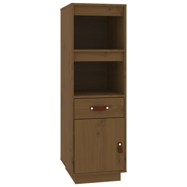 vidaXL buffet haut marron miel 34x40x108,5 cm en pin massif