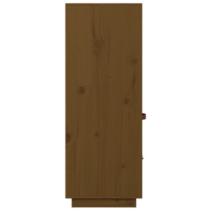 vidaXL Bahut miel marron 67x40x108,5 cm pin massif