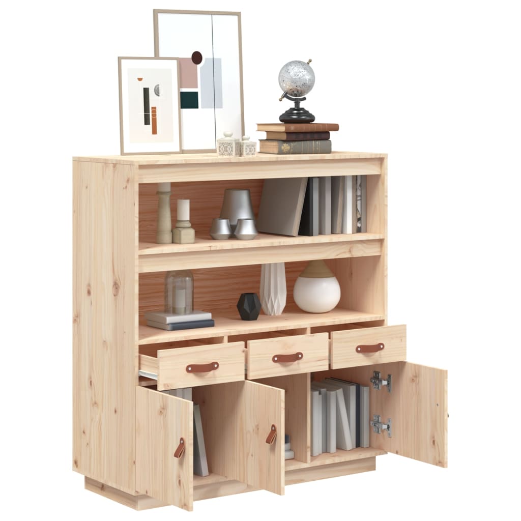vidaXL Highboard 100x40x108,5 cm Bois de pin massif