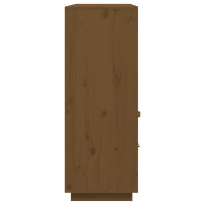 vidaXL Highboard marron miel 100x40x108,5 cm pin massif
