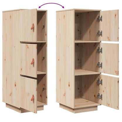 vidaXL Bahut 34x40x108,5 cm Bois de pin massif