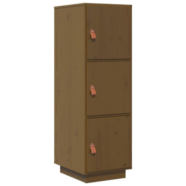 vidaXL buffet haut marron miel 34x40x108,5 cm en pin massif