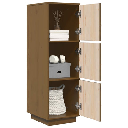 vidaXL buffet haut marron miel 34x40x108,5 cm en pin massif