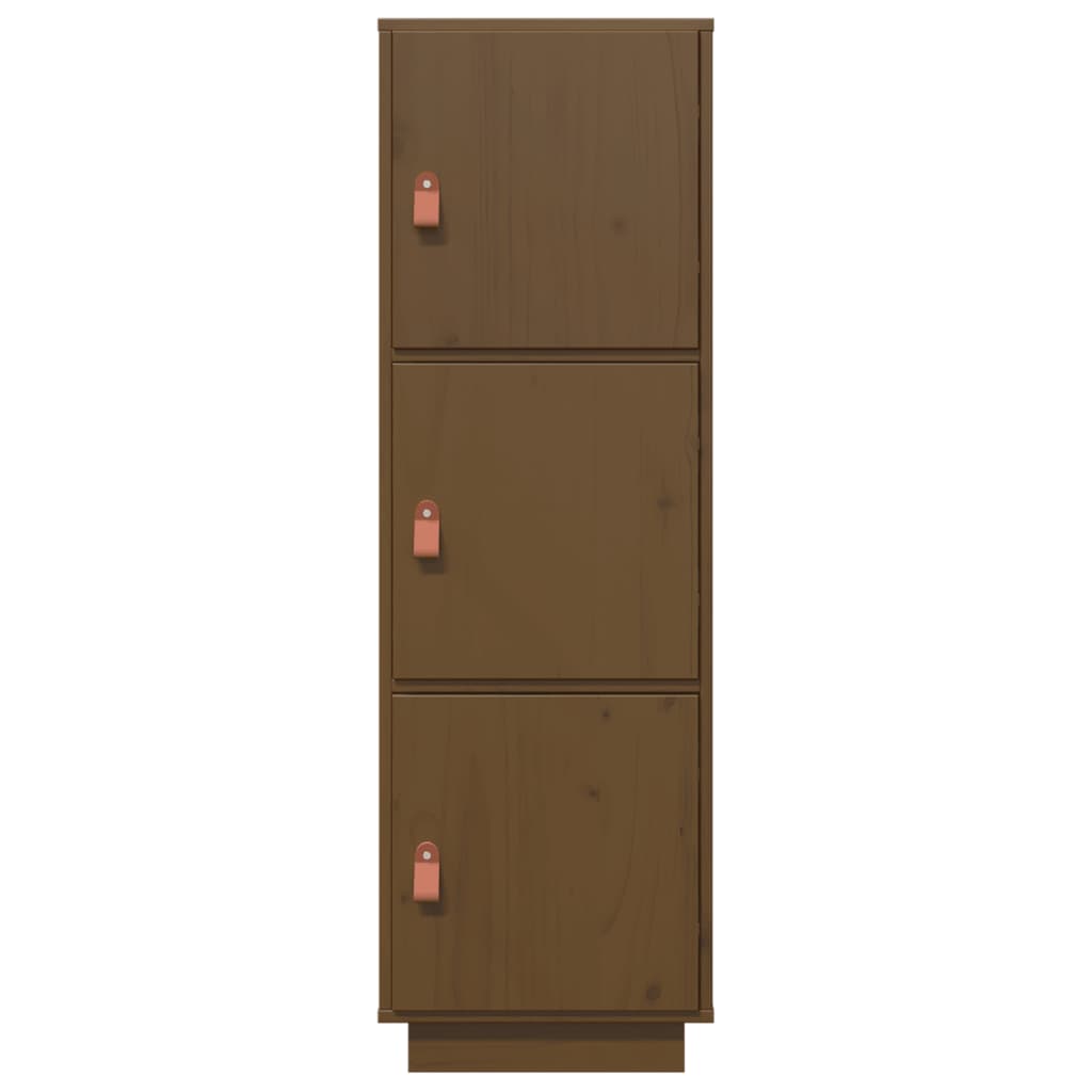 vidaXL buffet haut marron miel 34x40x108,5 cm en pin massif
