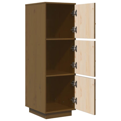 vidaXL buffet haut marron miel 34x40x108,5 cm en pin massif