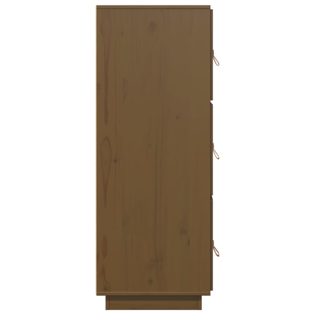 vidaXL buffet haut marron miel 34x40x108,5 cm en pin massif