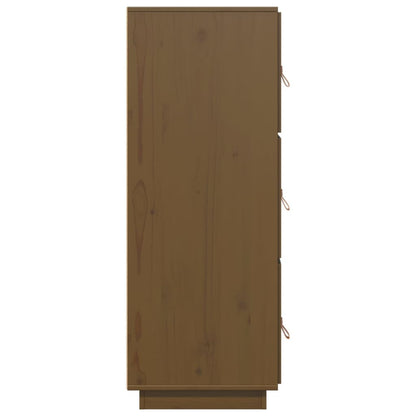 vidaXL buffet haut marron miel 34x40x108,5 cm en pin massif