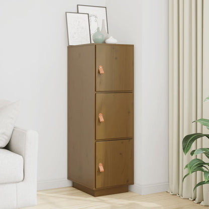 vidaXL buffet haut marron miel 34x40x108,5 cm en pin massif