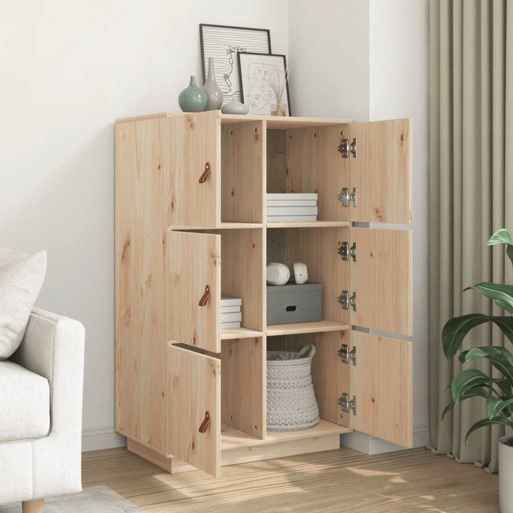 Buffet haut vidaXL 67x40x108,5 cm Pin massif