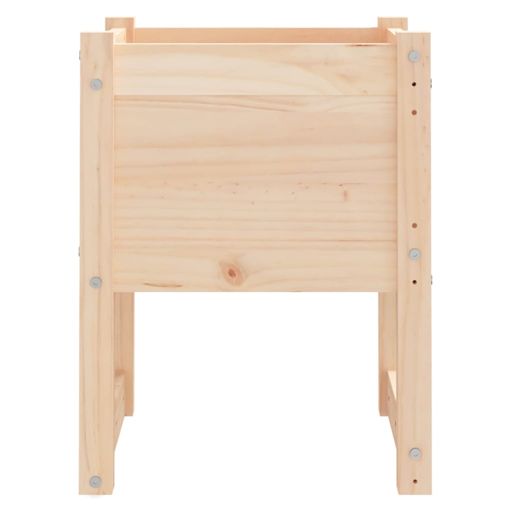 vidaXL Jardinière 40x40x52,5 cm Bois de pin massif
