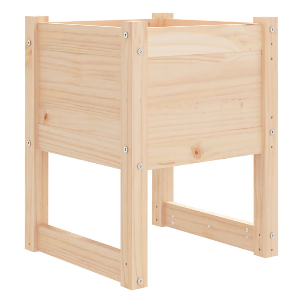 vidaXL Jardinières 2 pcs 40x40x52,5 cm Bois de pin massif