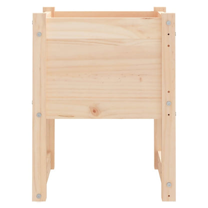 vidaXL Jardinières 2 pcs 40x40x52,5 cm Bois de pin massif