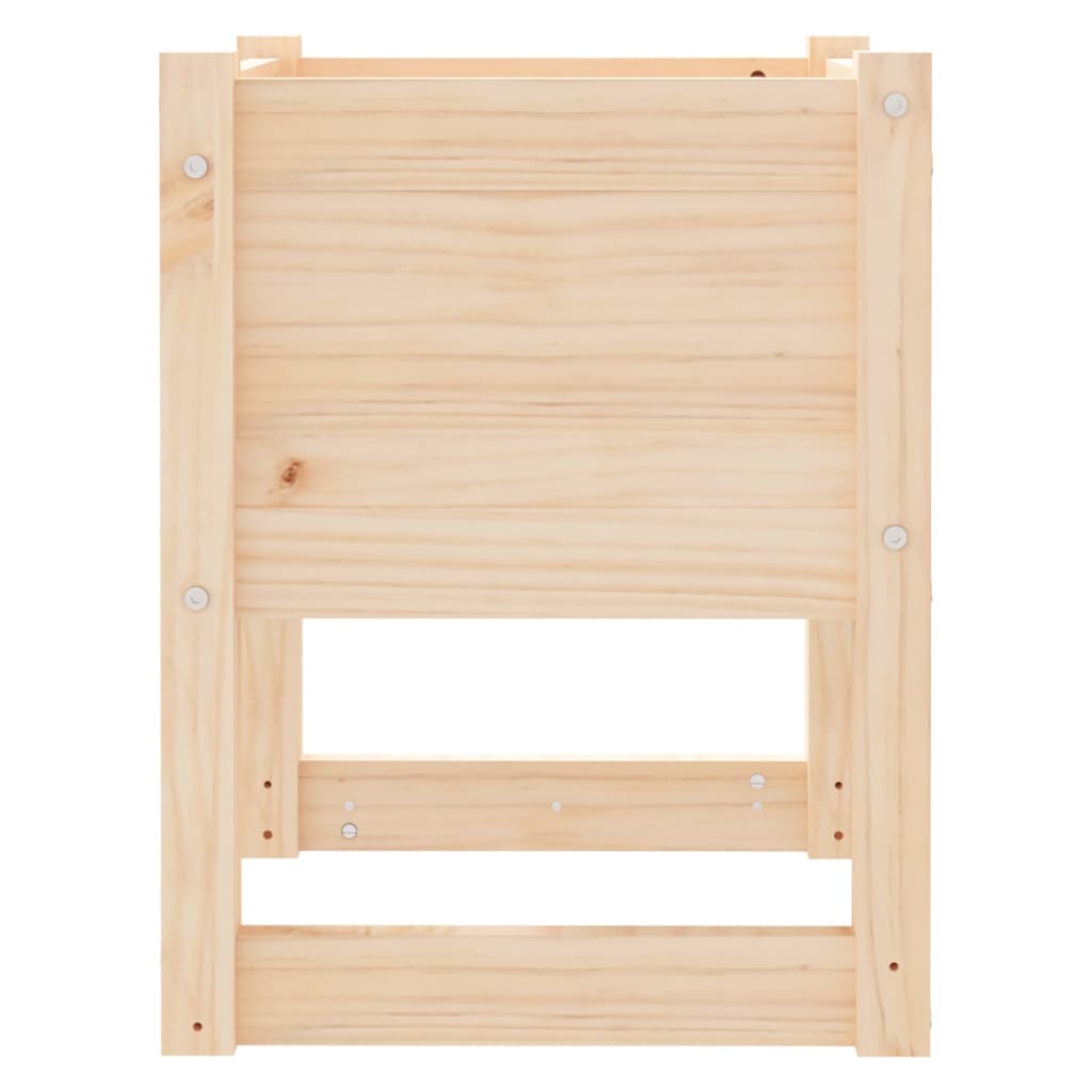 vidaXL Jardinières 2 pcs 40x40x52,5 cm Bois de pin massif