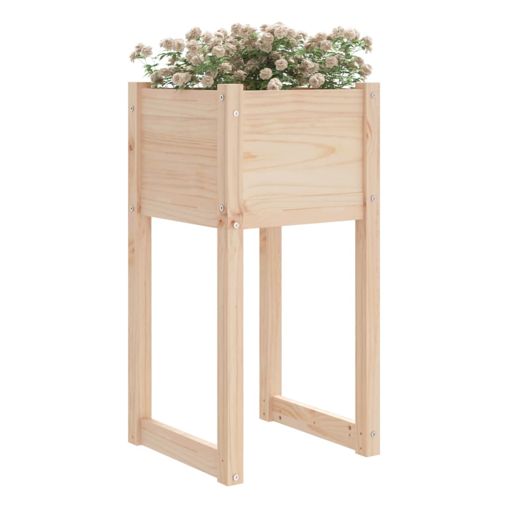 vidaXL Jardinière 40x40x81 cm Bois de pin massif