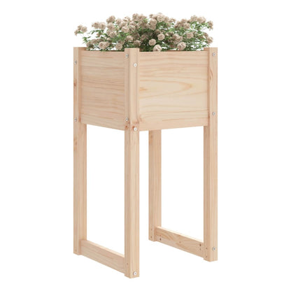 vidaXL Jardinière 40x40x81 cm Bois de pin massif