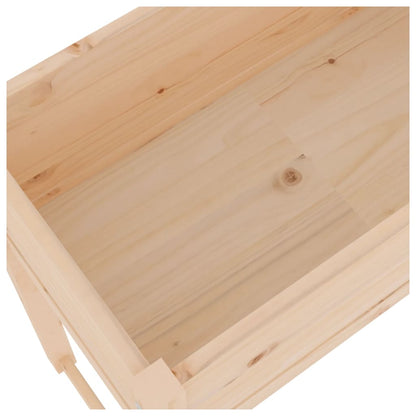 vidaXL Jardinière 78x40x81 cm Bois de pin massif