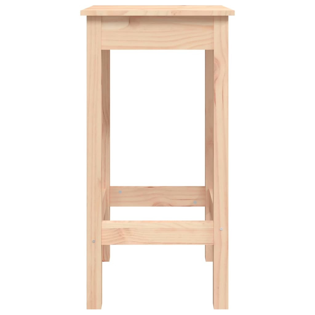 vidaXL Tabourets de bar 2 pcs 40x40x78 cm Bois de pin massif