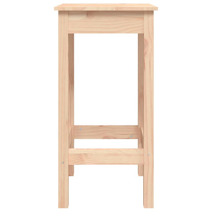 vidaXL Tabourets de bar 2 pcs 40x40x78 cm Bois de pin massif