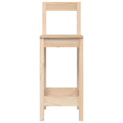 vidaXL Tabourets de bar 2 pcs 40x41,5x112 cm Bois de pin massif