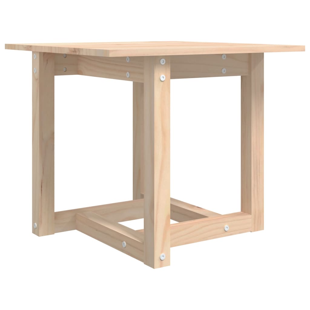 vidaXL Table basse 50x50x45 cm Bois de pin massif