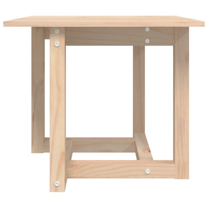 vidaXL Table basse 50x50x45 cm Bois de pin massif