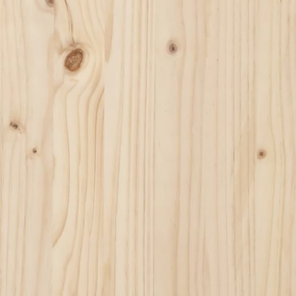 vidaXL Table basse 50x50x45 cm Bois de pin massif