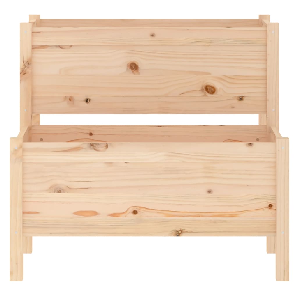 vidaXL Jardinière 84,5x84x75 cm Bois de pin massif