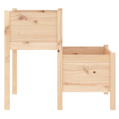 vidaXL Jardinière 84,5x84x75 cm Bois de pin massif