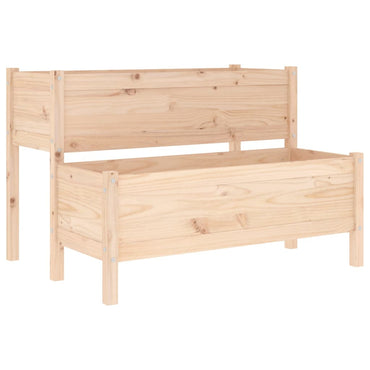 vidaXL Jardinière 110x84x75 cm Bois de pin massif