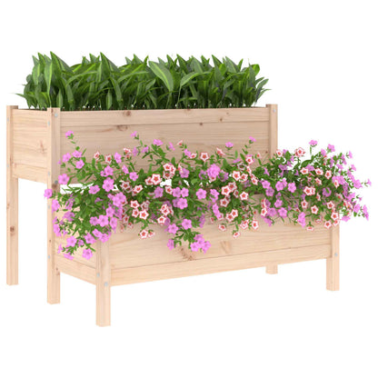 vidaXL Jardinière 110x84x75 cm Bois de pin massif