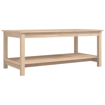 vidaXL Table basse 110x55x45 cm en pin massif