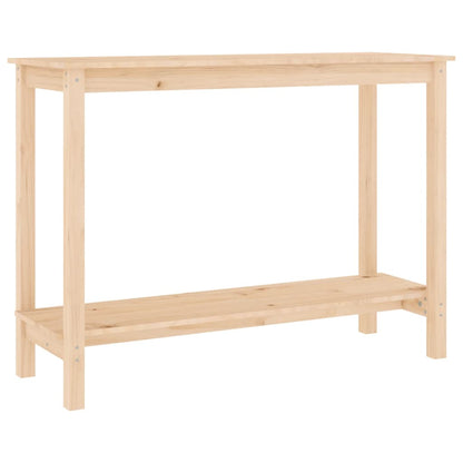 vidaXL Konsolentisch 110x40x80 cm Massivholz Kiefer