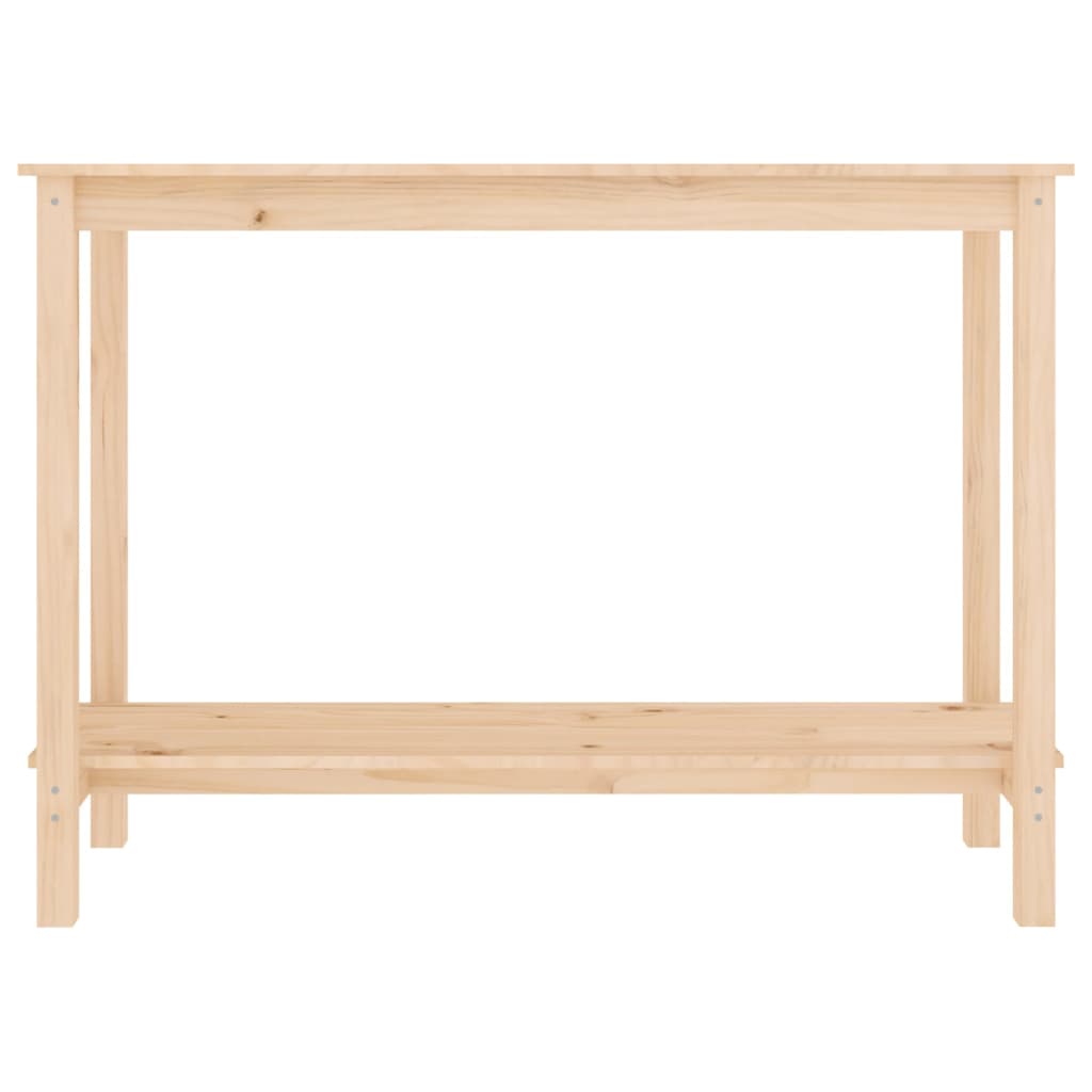 vidaXL Konsolentisch 110x40x80 cm Massivholz Kiefer