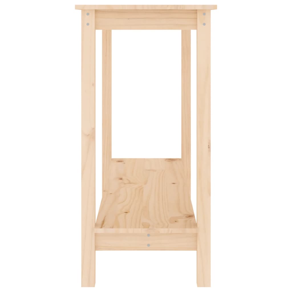 vidaXL Konsolentisch 110x40x80 cm Massivholz Kiefer