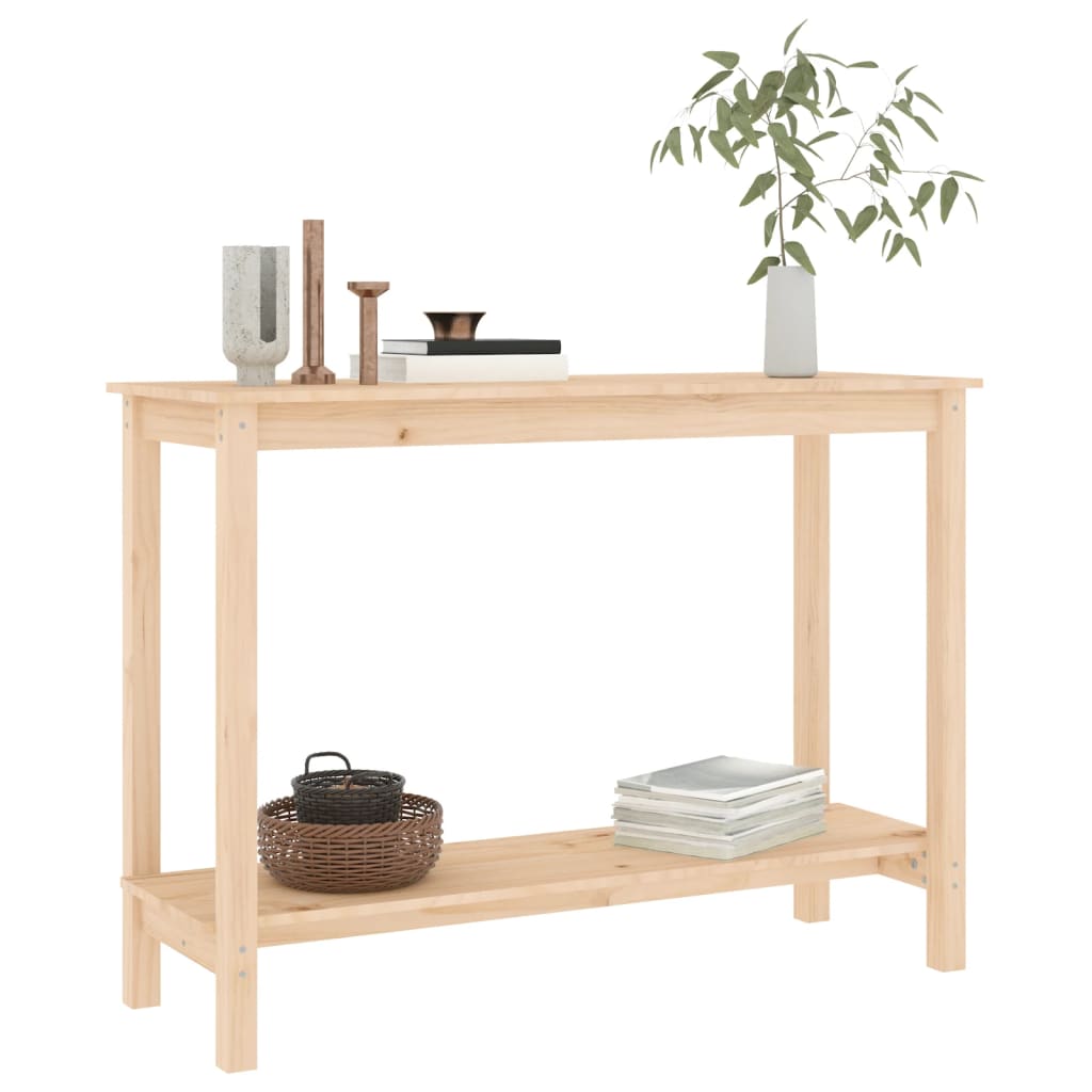 vidaXL Konsolentisch 110x40x80 cm Massivholz Kiefer