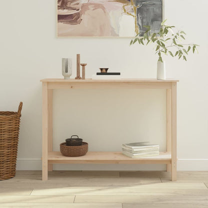 vidaXL Konsolentisch 110x40x80 cm Massivholz Kiefer