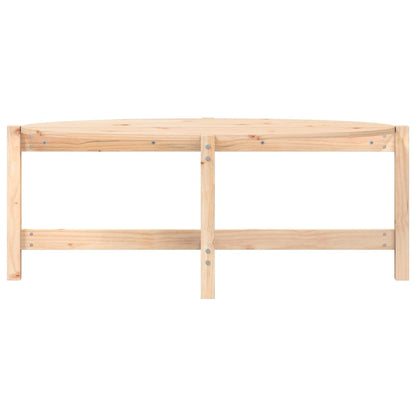 vidaXL Couchtisch 118x63x45 cm Massivholz Kiefer