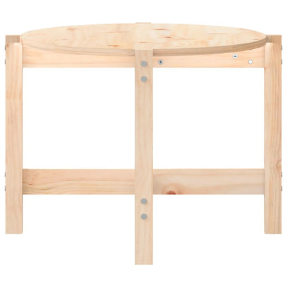vidaXL Couchtisch 118x63x45 cm Massivholz Kiefer
