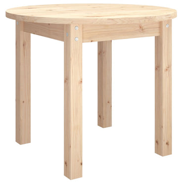 vidaXL Couchtisch Ø 55x45 cm Massivholz Kiefer