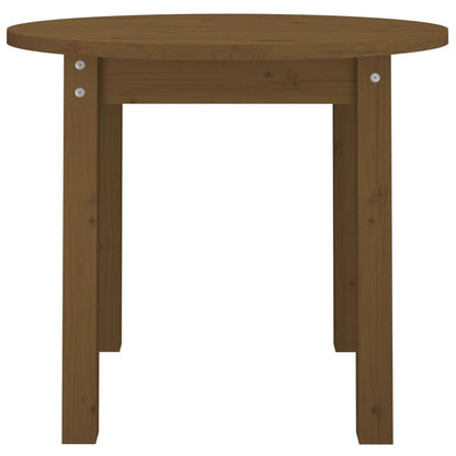vidaXL Couchtisch Honigbraun Ø 55x45 cm Massivholz Kiefer