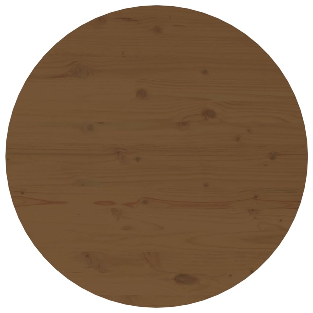 vidaXL Couchtisch Honigbraun Ø 55x45 cm Massivholz Kiefer