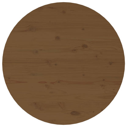 vidaXL Couchtisch Honigbraun Ø 55x45 cm Massivholz Kiefer