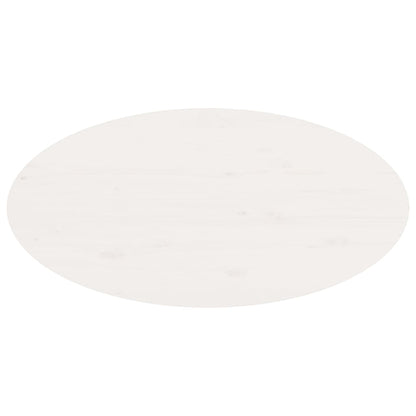 vidaXL Couchtisch Weiß 80x40x35 cm Massivholz Kiefer
