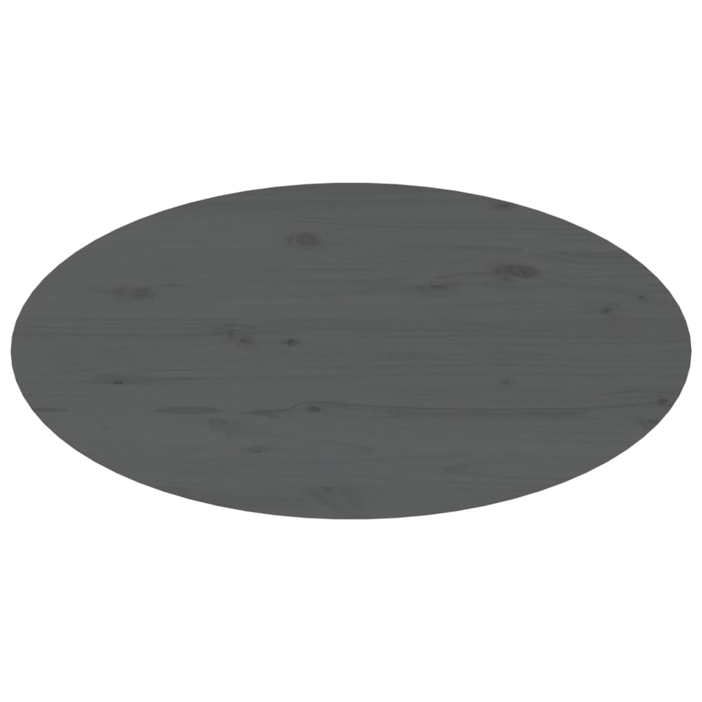 vidaXL Couchtisch Grau 80x40x35 cm Massivholz Kiefer