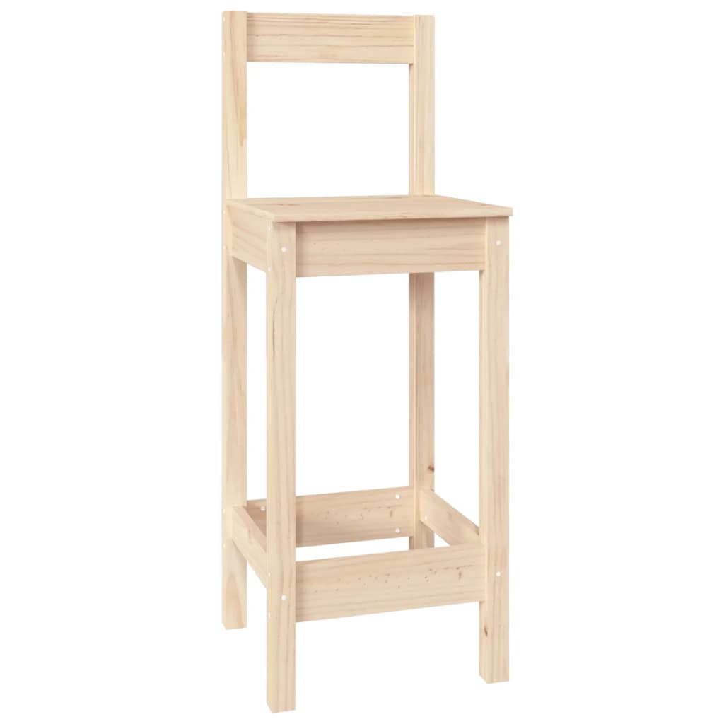 vidaXL Ensemble de bar 7 pcs Bois de pin massif