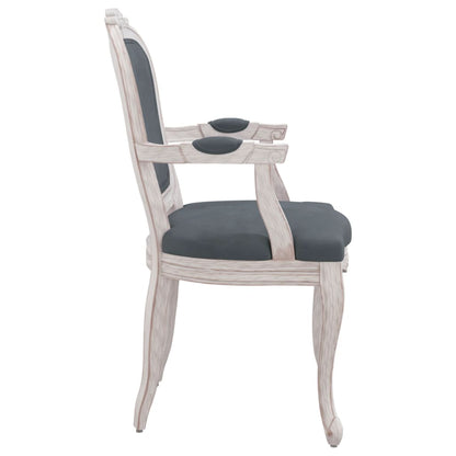 vidaXL Chaises de salle à manger 2 pcs Gris foncé 62x59,5x100,5 cm Velours
