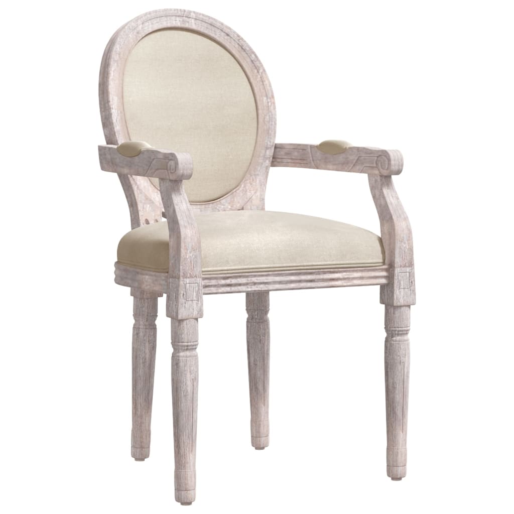 vidaXL Chaise de salle à manger 54x56x96,5 cm lin