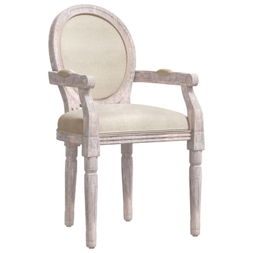 vidaXL Chaise de salle à manger 54x56x96,5 cm lin